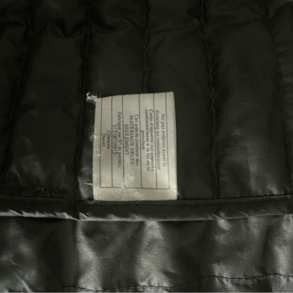 Patagonia Down Black Quilted Puffer Jacket with Full-Length Zipper Women Size XL - Picture 7 of 9